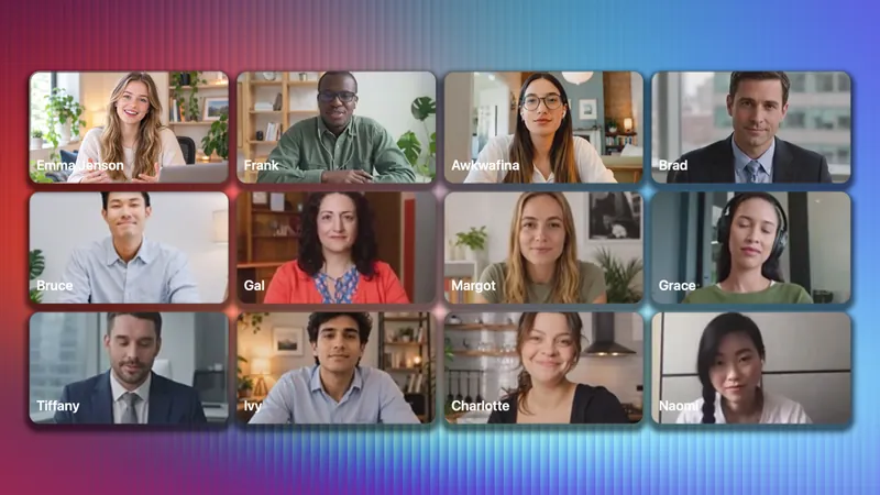 The room as an even grid